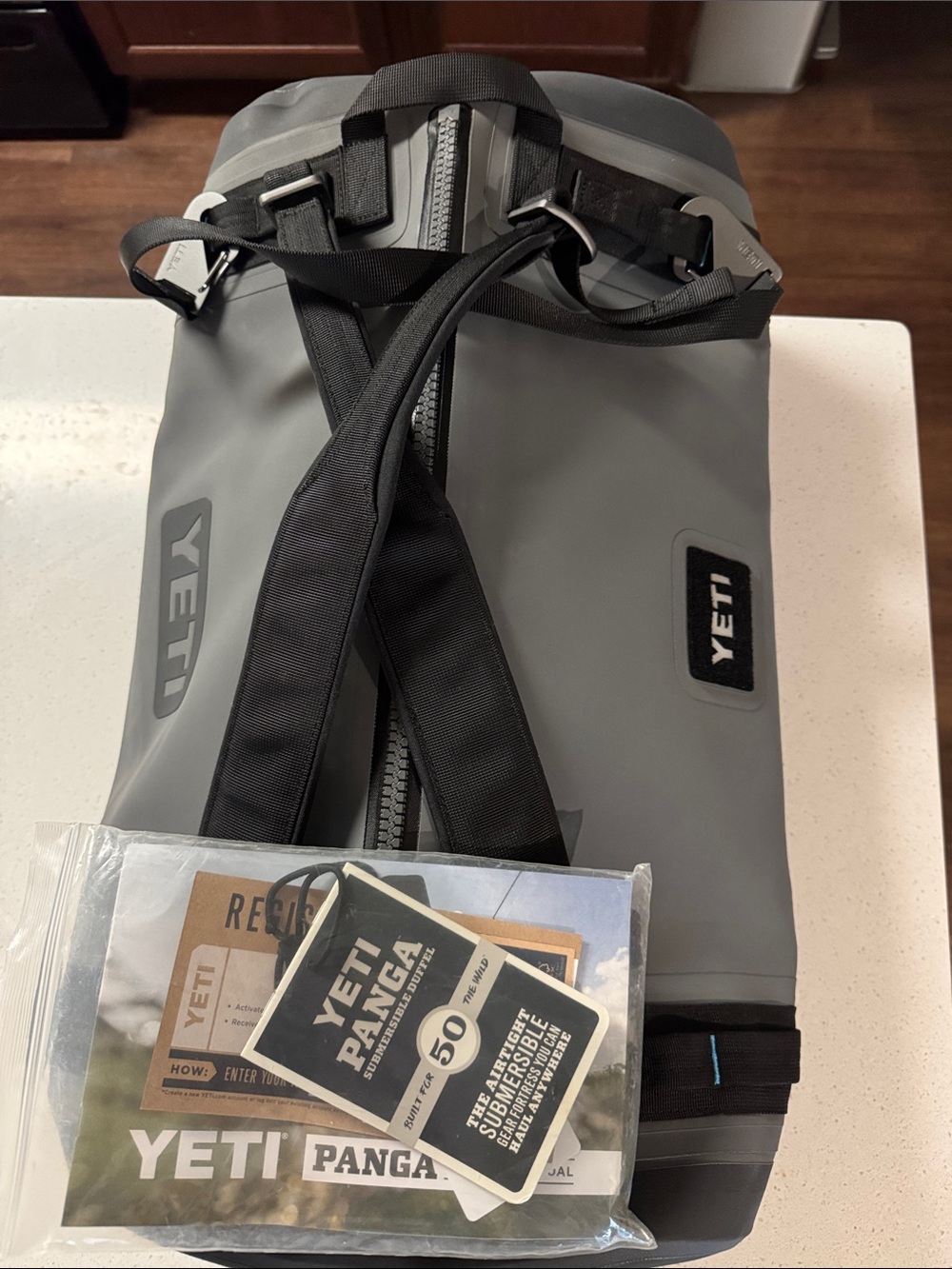 Rare older-generation YETI Panga 50 — brand new with tags.